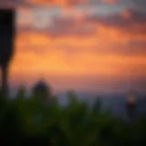A serene dawn landscape symbolizing the awakening for suhoor