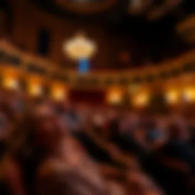 Audience engaged in a live opera performance