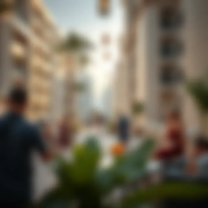 Community engagement in JBR area