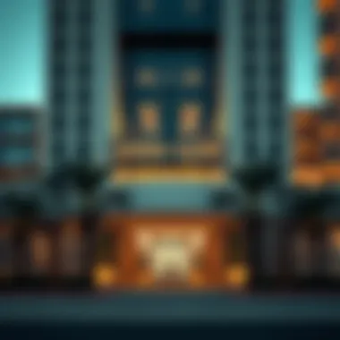 The Architectural Elegance of Union Coop Facade of Union Coop in Palm Jumeirah