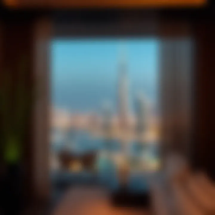 Luxurious Dubai skyline with architectural wonders