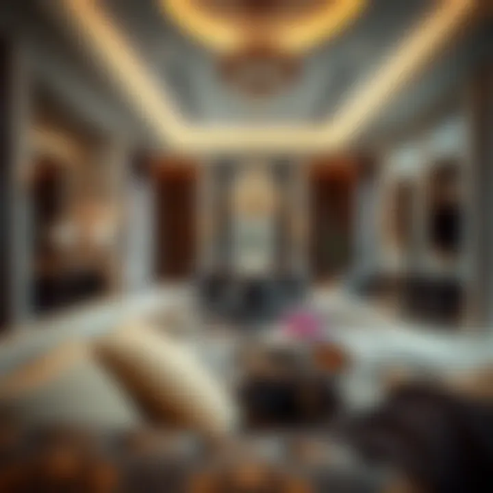 An opulent real estate property with stunning interiors