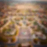 Community Layout of Wheatfields Al Ghadeer A panoramic view of Wheatfields Al Ghadeer showcasing its vibrant community layout